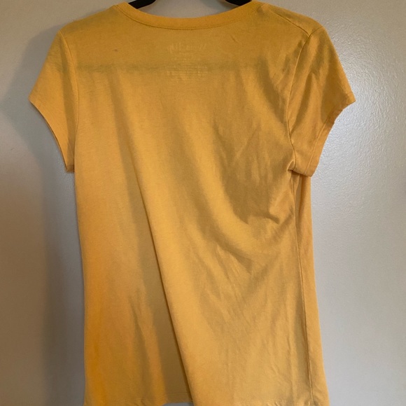 Wound Up, Yellow Butterfly Tee, size XL - Picture 2 of 4